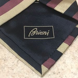 BRIONI Men's  Silk  Luxury Tia Made in Italy